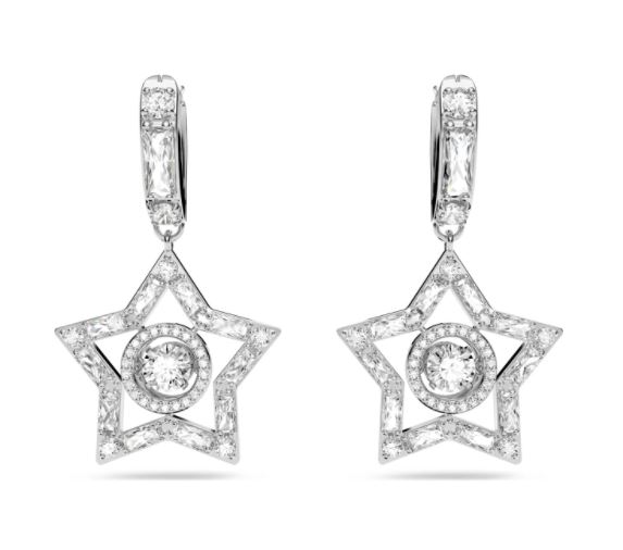 STELLA STAR DROP EARRINGS - Max Wilson Diamond Jewellers