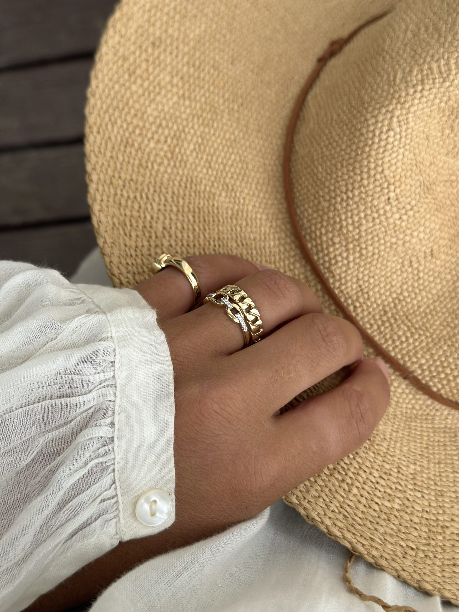 Diamond Link Dress Ring - Image 3