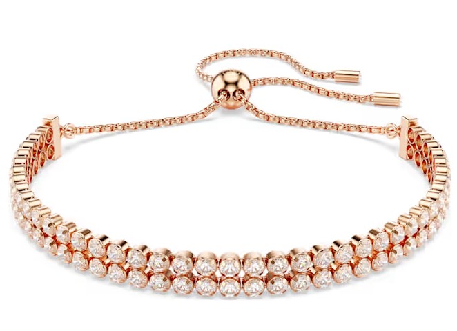 SWAROVSKI ROSE MATRIX TENNIS BRACELET