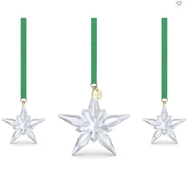 SET OF 3 CLEAR STARS