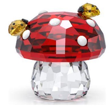 IDYLLIA LADYBUG ON RED MUSHROOM