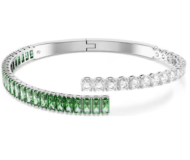 SWAROVSKI MATRIX BANGLE, GREEN