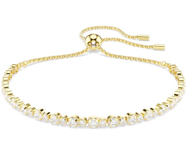 SWAROVSKI ADJUSTABLE MATRIX BRACELET, WHITE