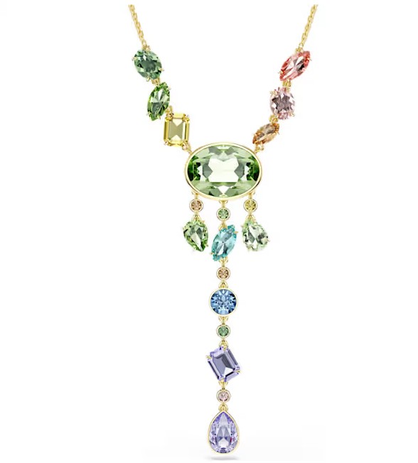 GEMA MIXED CUT Y NECKLACE