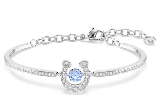 SYMBOLICA:HORSE SHOE SOFT BLU/RHS SIZE- M