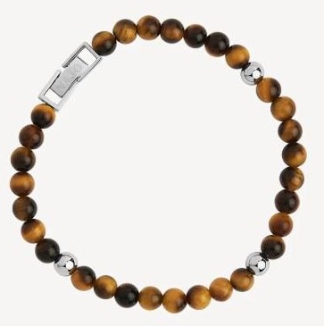 NAJO TIGER EYE & STEEL BRACELET