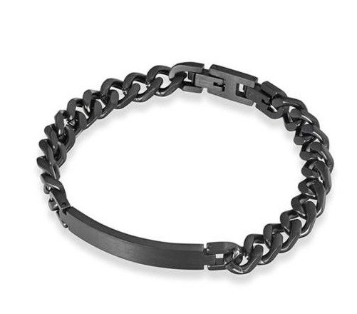 BLACK ID BRACELET