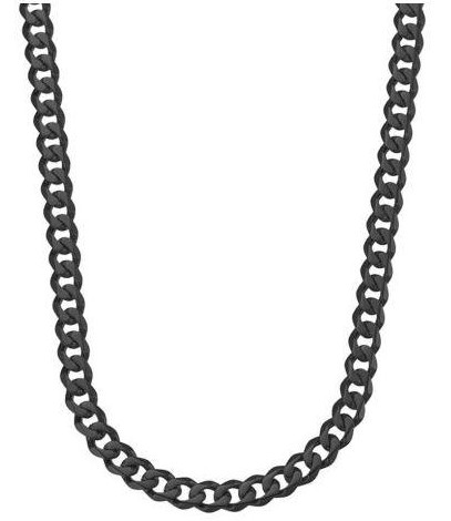 BLACK CURB LINK CHAIN