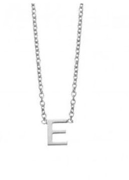 TINY LETTER E NECKLACE