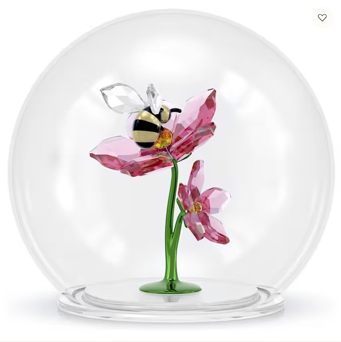 IDYLLIA: GLASS BALL BEE AND FLOWERS