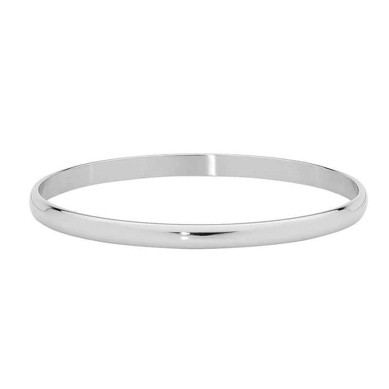 STAINLESS STEEL 4MM GOLF BANGLE 65MM