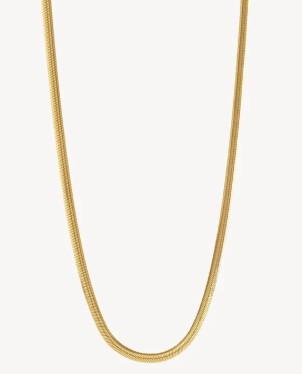 NAJO SERPENT SNAKE CHAIN GOLD PLATED 45CM + 5cm ext