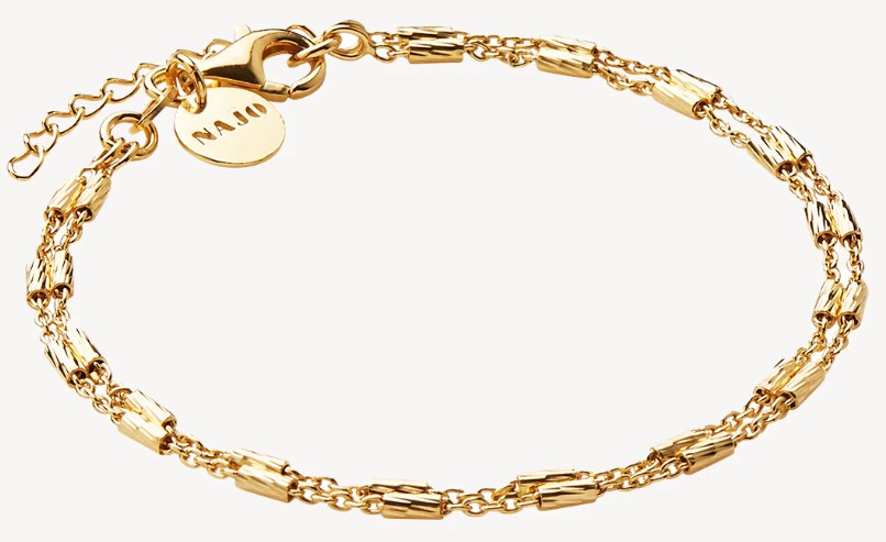 NAJO Equilibrium Double-Strand Bracelet (18.5cm + 3cm ext)